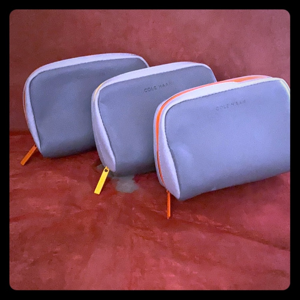 Cole Haan Travel Toiletry Cosmetic Makeup Bag NWOT